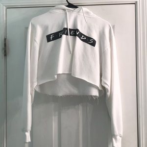 Friends cropped hoodie